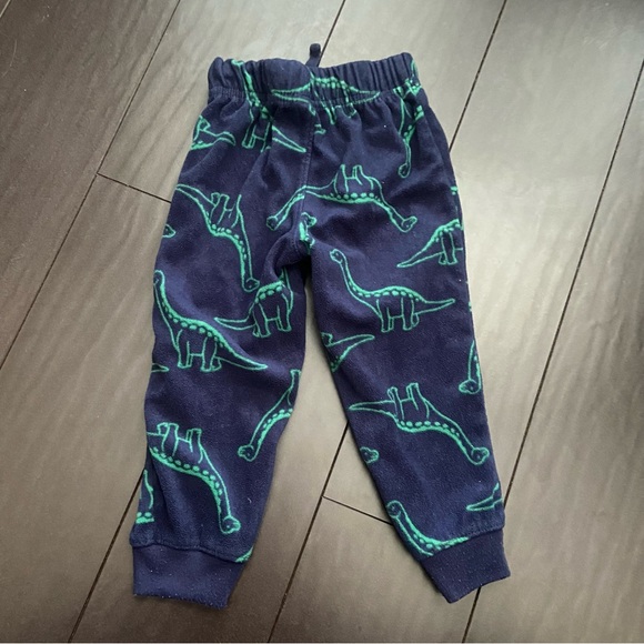 COM by Carter’s Part dinosaur fleece sweats set: sweatshirt & joggers size 18M - Picture 7 of 7